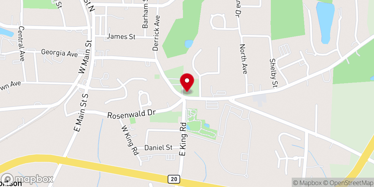 Map showing location of Southside Hatian Church of God
