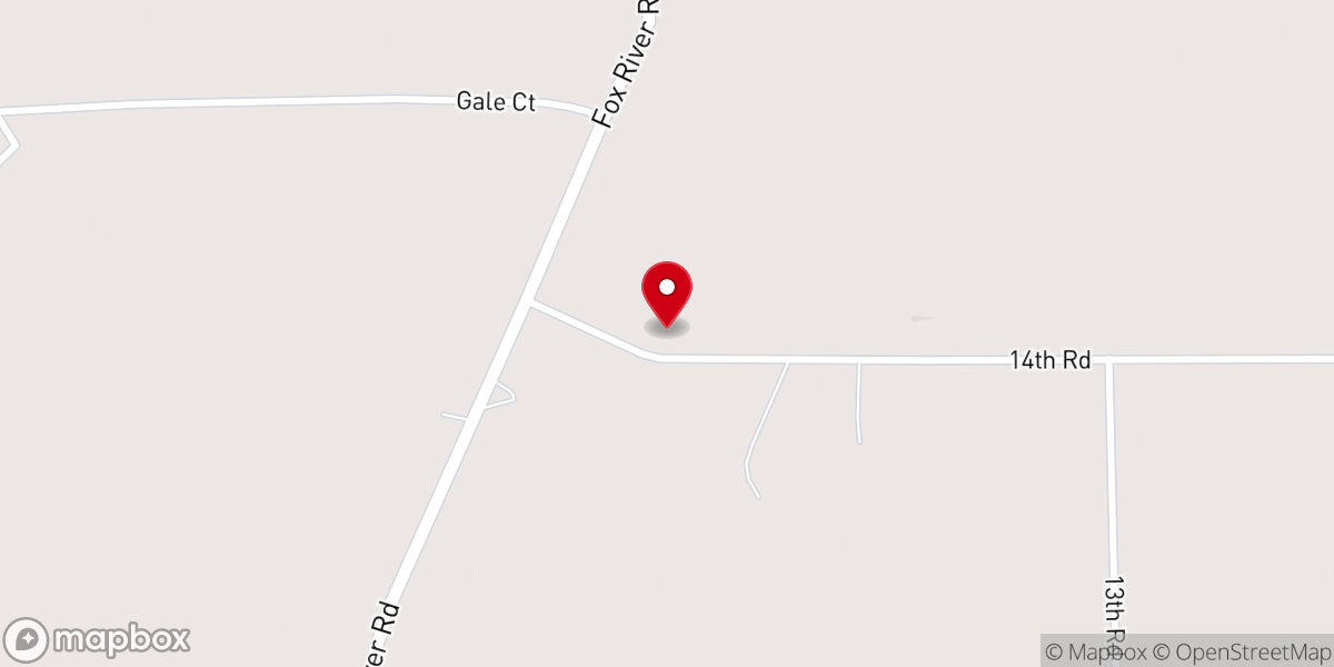 Map showing location of Buffalo Community Bible Church