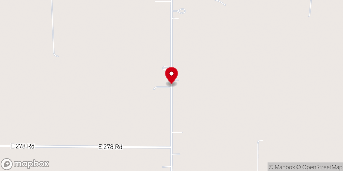 Map showing location of Cowboy Junction Christian School