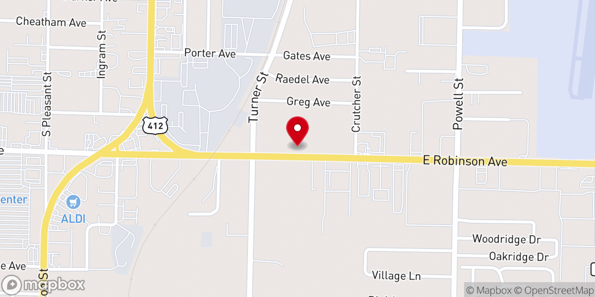 Map showing location of Iglesia Fe y Poder en Jesus