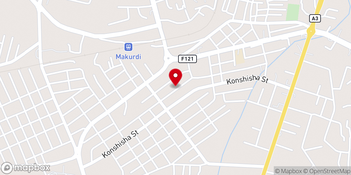 Map showing location of THE REDEEMED CHRISTIAN CHURCH OF GOD