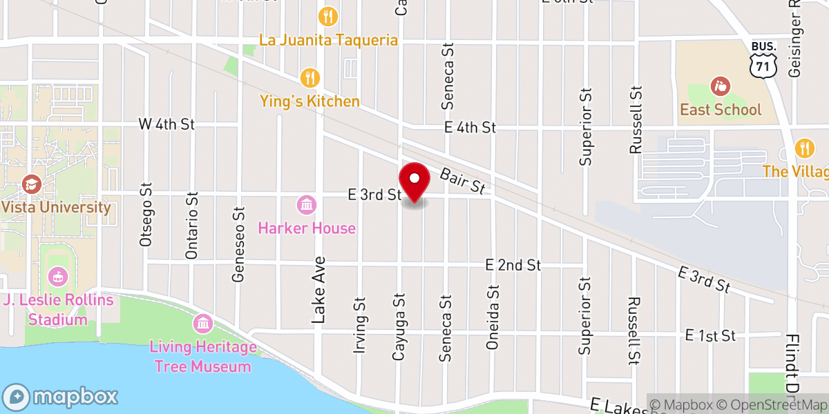 Map showing location of St Mary's Parish