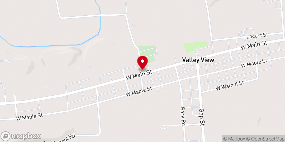 Map showing location of Saint Andrew's United Methodist Church