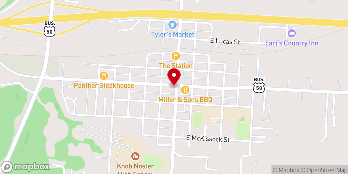 Map showing location of Valor Church
