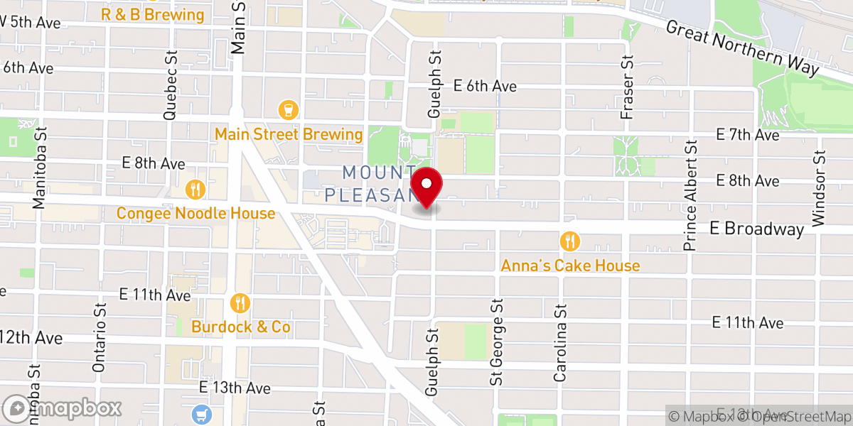 Map showing location of St. Michael's Multicultural Anglican Church