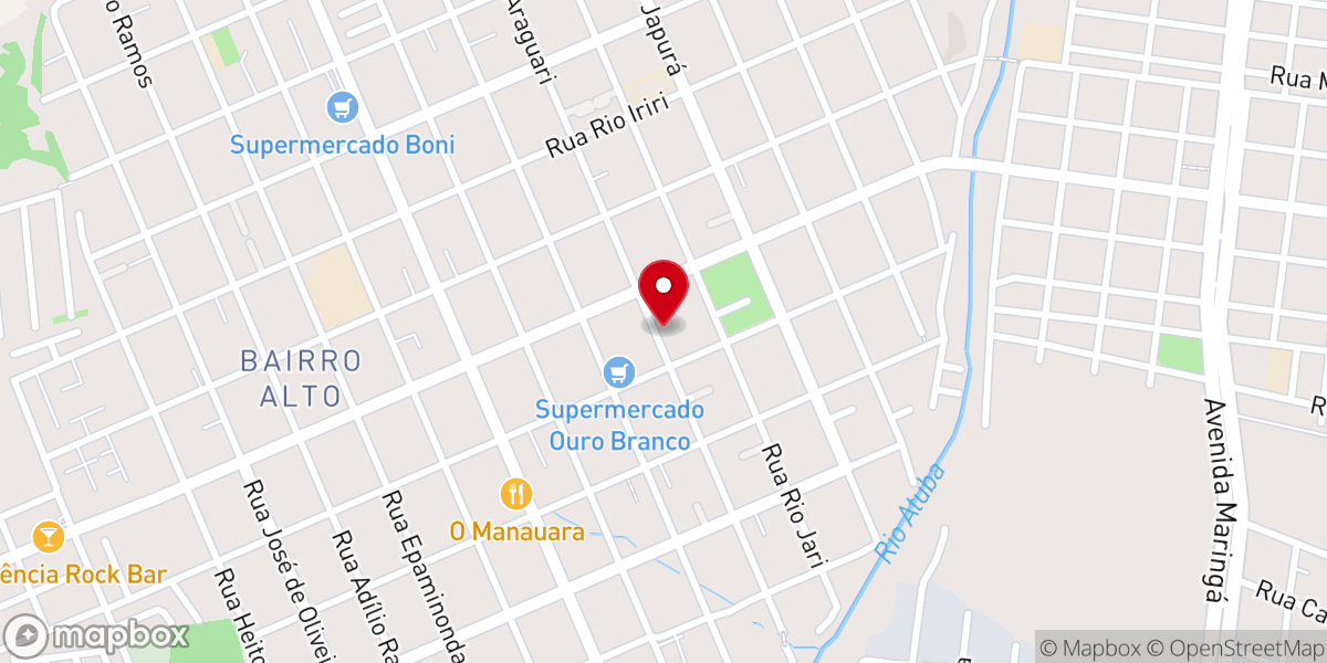 Map showing location of Igreja Pentecostal Fonte da Vida do Bairro Alto