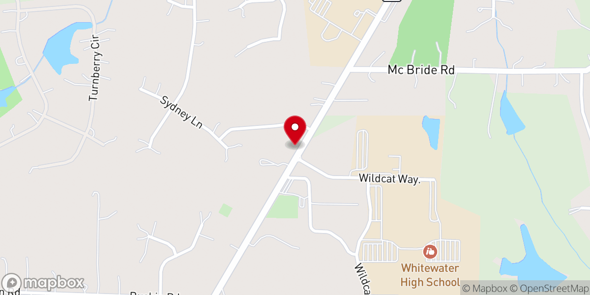 Map showing location of Living Praise Tabernacle