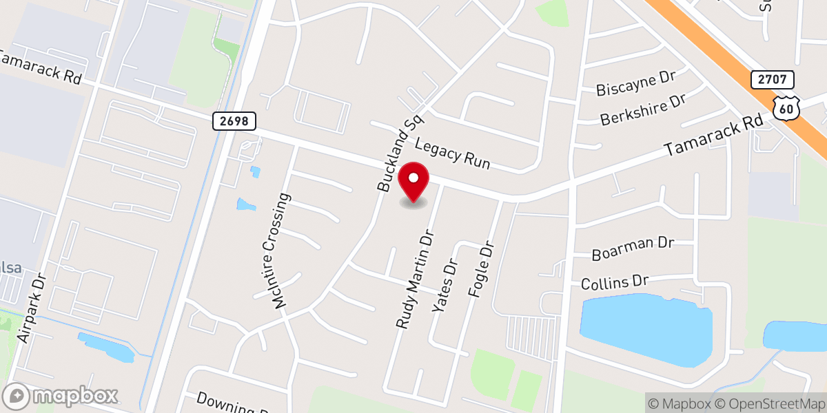 Map showing location of Apollo Heights Baptist Church