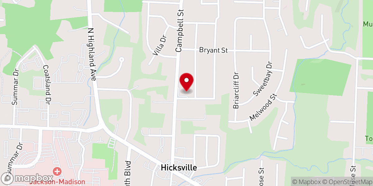 Map showing location of AA Grapevine, Highland Park Church