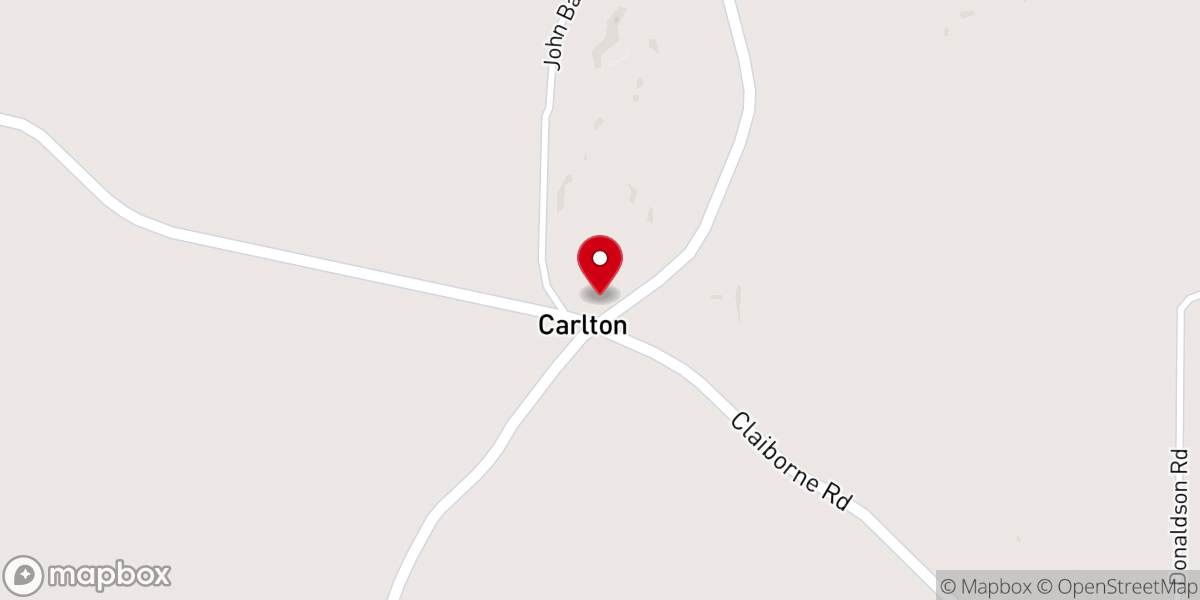Map showing location of Calhoun Church of Christ - Food Distribution Center