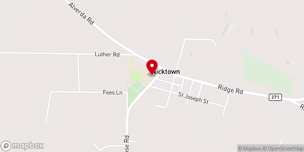 Map showing location of Northern Cambria Catholic School