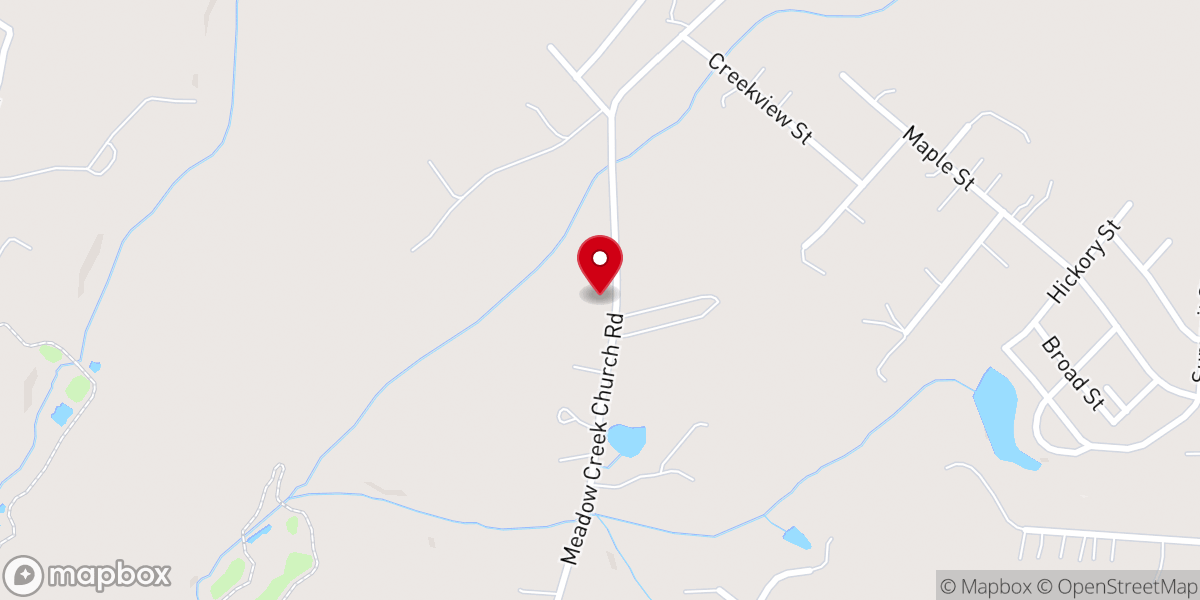Map showing location of VFW Post 6365