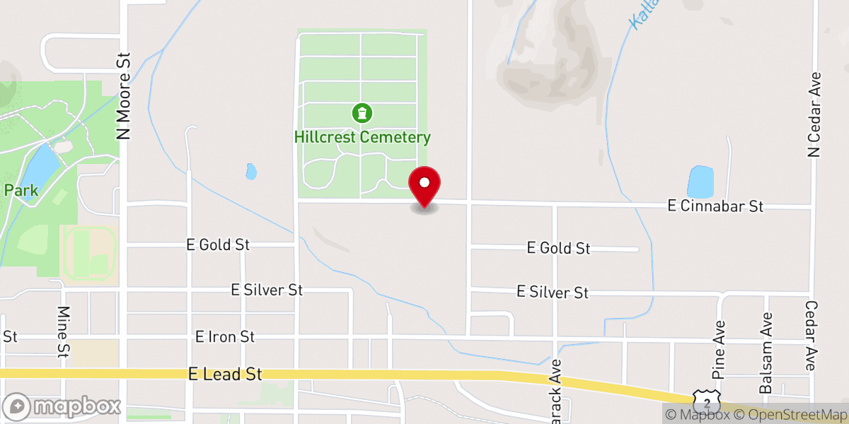 Map showing location of New Hope Reformed Church