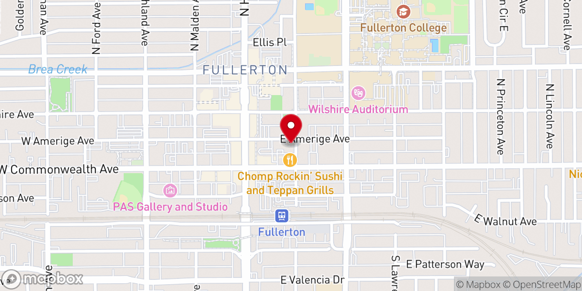Map showing location of All Nations Missions Church