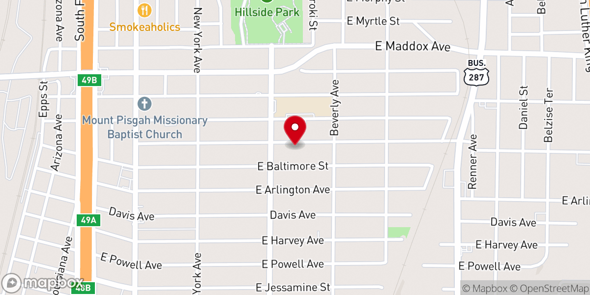 Map showing location of Richmond Ave Church Of Christ