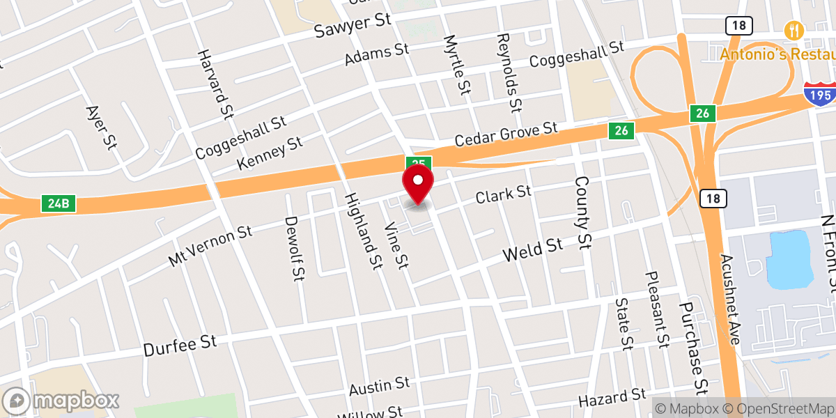 Map showing location of Holy Name of the Sacred Heart of Jesus