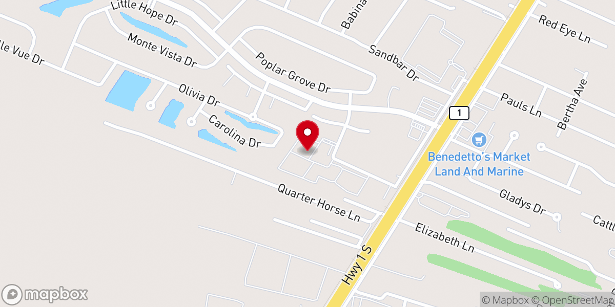 Map showing location of Sugar Mill Apartments