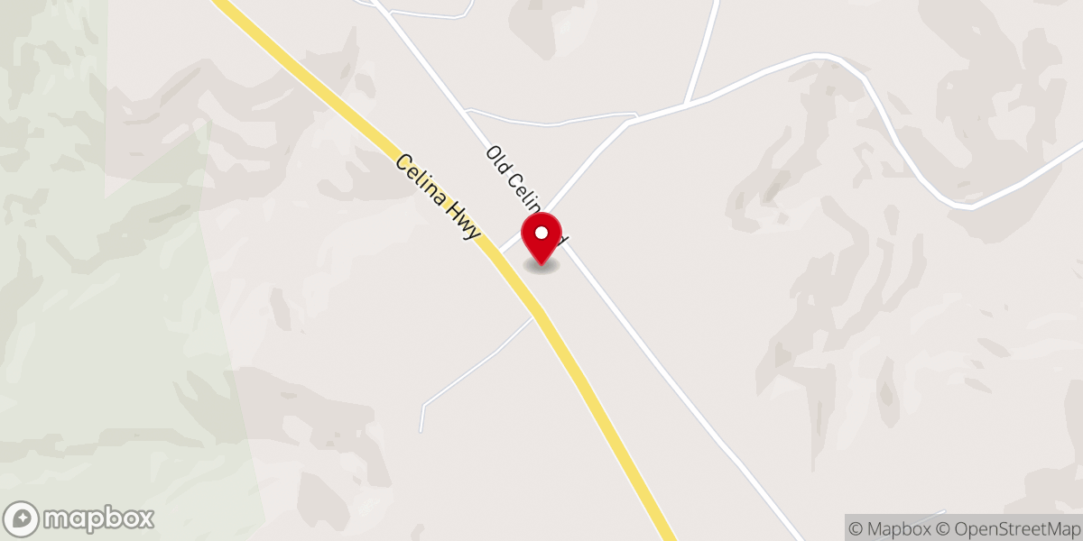 Map showing location of Allons Church of Christ