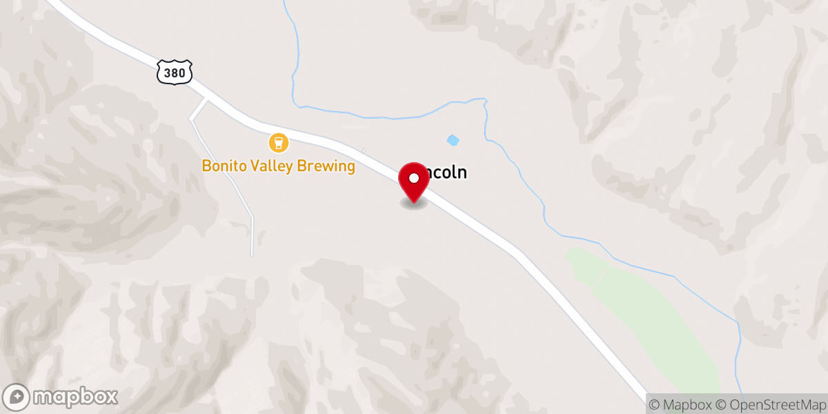 Map showing location of Lincoln Historic Site