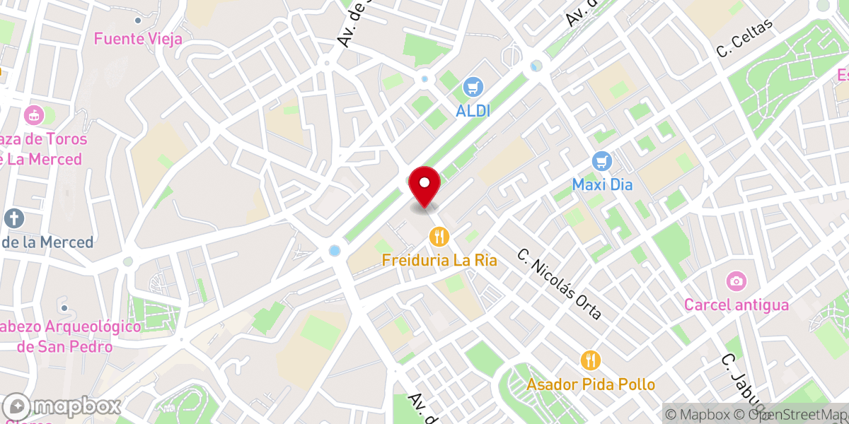 Map showing location of Huelva Church - Tu Iglesia en Huelva (Iglesia Bautista de Huelva)