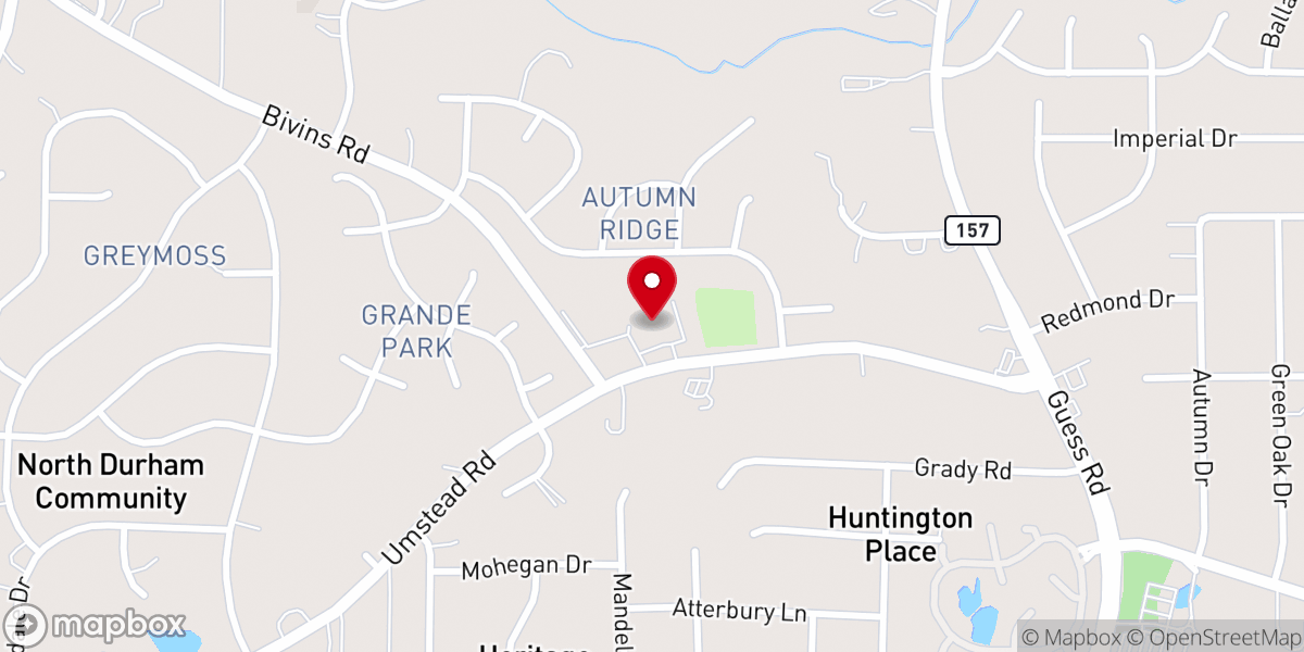 Map showing location of Alsersgate United Methodist Church