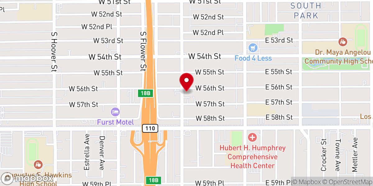 Map showing location of RTLA CHURCH