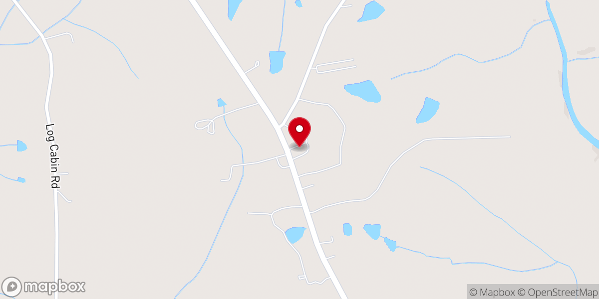 Map showing location of Maple Springs Community Church