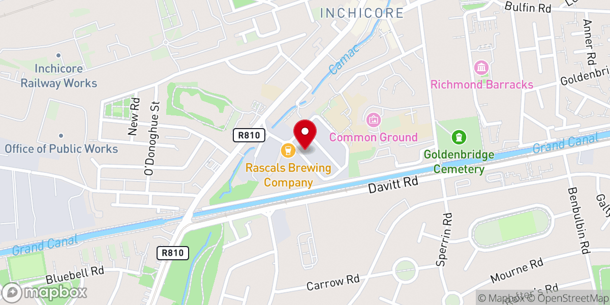 Map showing location of Solid Rock Centre (Church of God)
