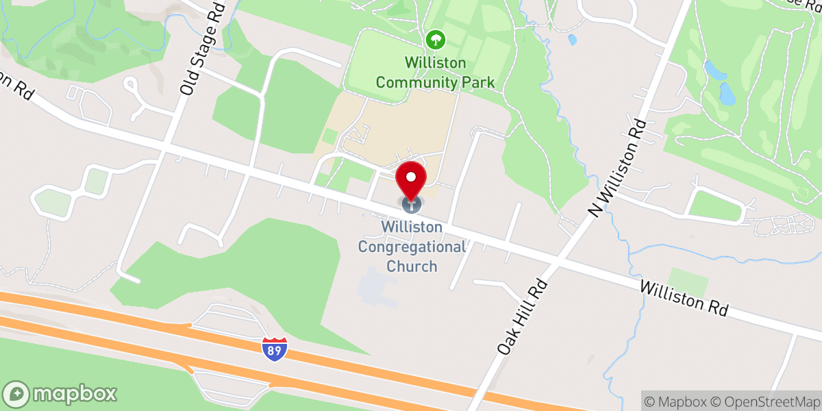 Map showing location of Old Brick Church