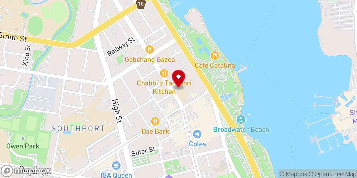 Map showing location of Guardian Angels Church
