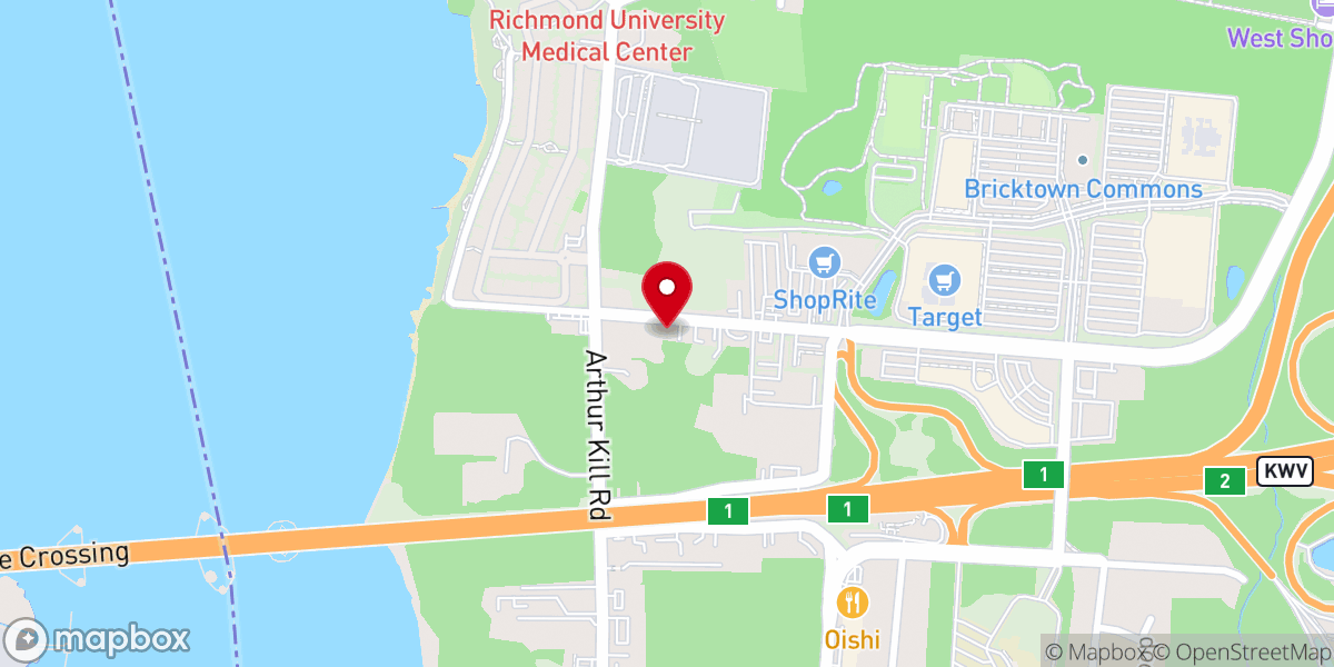 Map showing location of Animal Care Centers of NYC - Staten Island