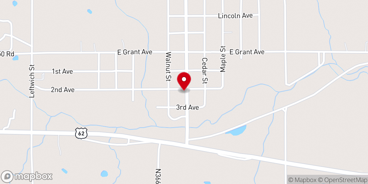 Map showing location of NEW LIFE FAMILY FELLOWSHIP CHURCH