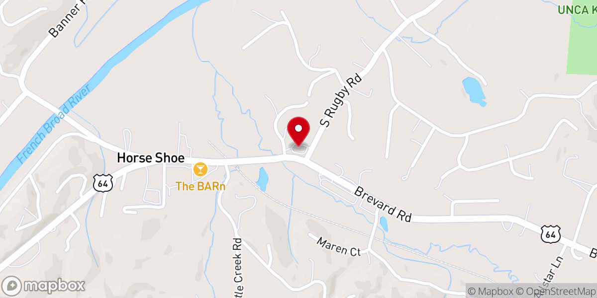 Map showing location of Embracing Simplicity Meditation Center