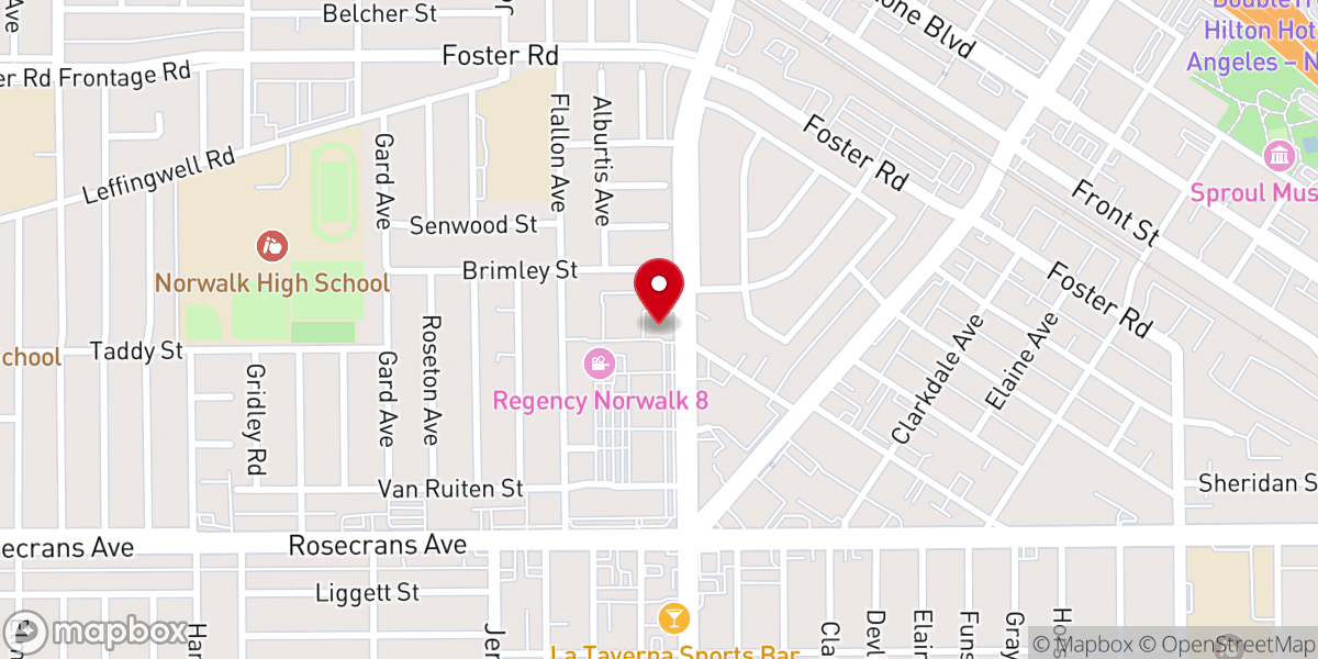 Map showing location of St John of God