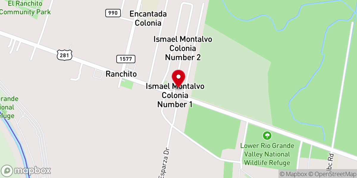 Map showing location of Templo Bethania Asambleas de Dios