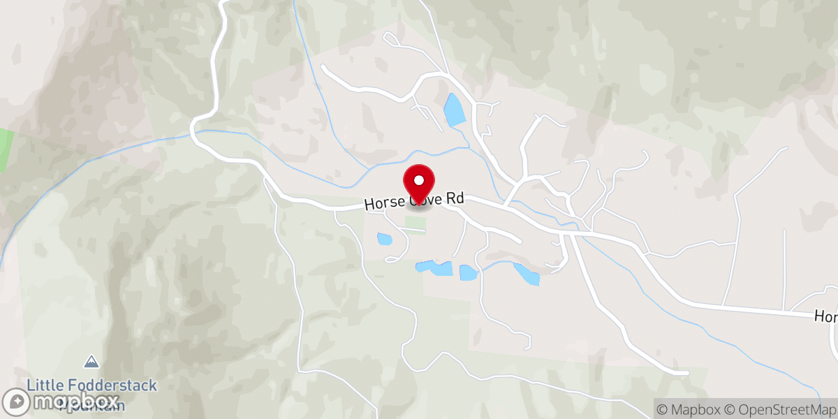 Map showing location of Church in the Wildwood