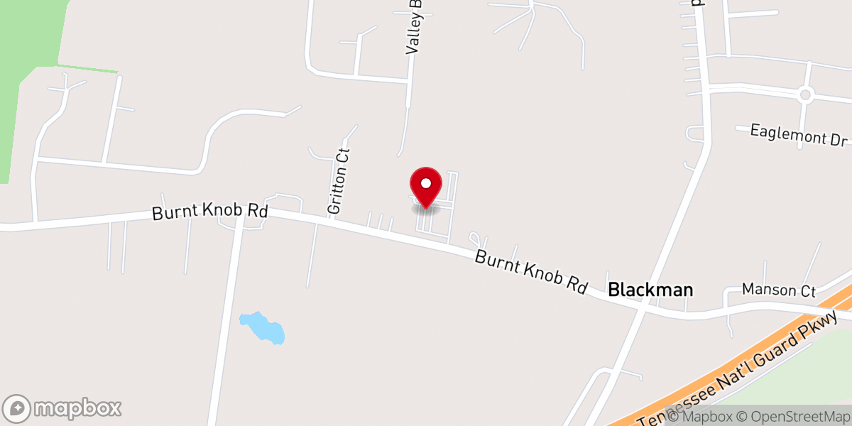 Map showing location of North Boulevard Church of Christ - West Murfreesboro