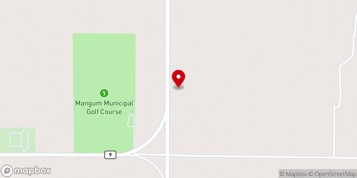 Map showing location of Abundant Life Church