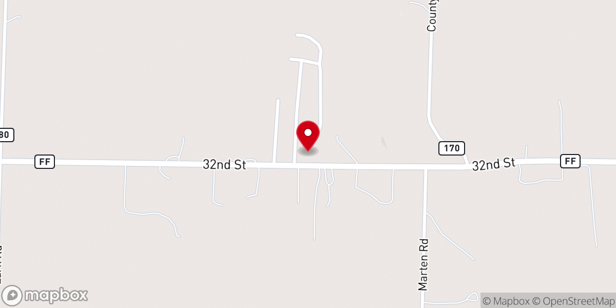 Map showing location of Diamond Grove Christian Church