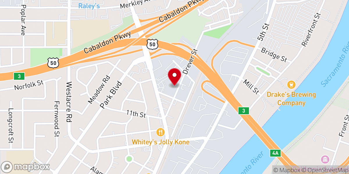 Map showing location of Community Lutheran Church