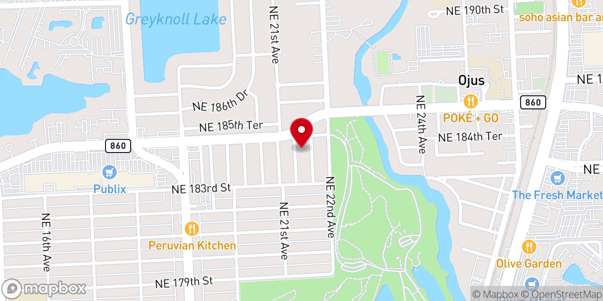Map showing location of St Lawrence Catholic Church