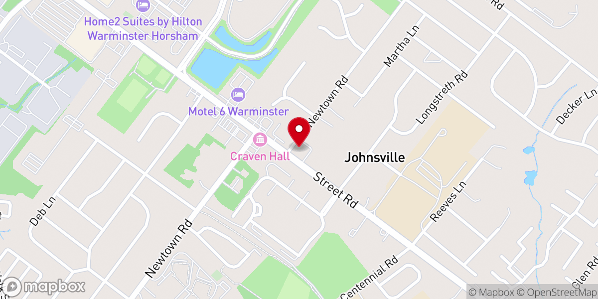 Map showing location of Warminster Spanish SDA Church