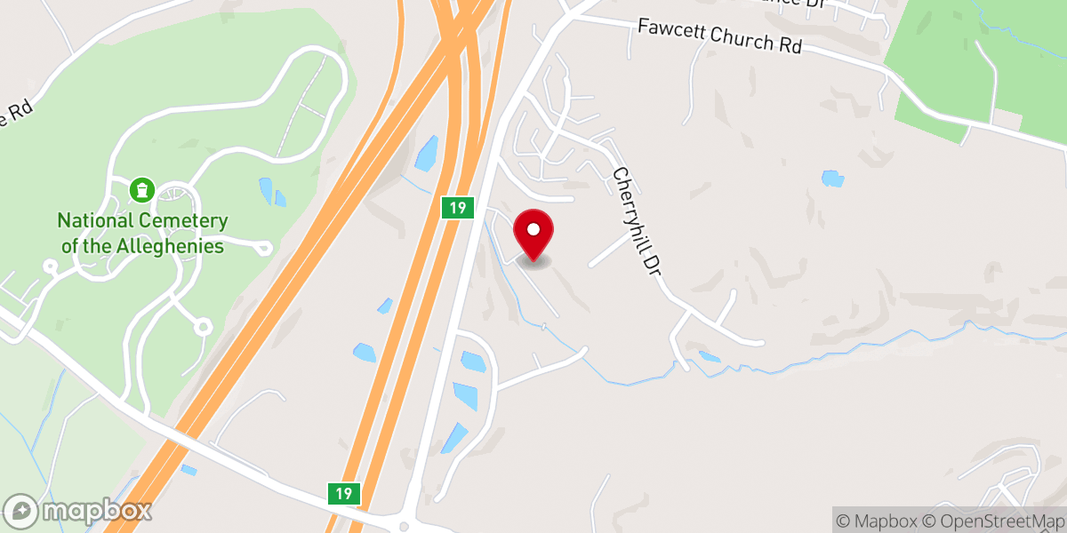 Map showing location of Wellspring Church