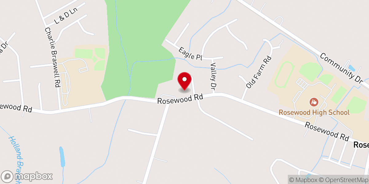 Map showing location of Barnes Chapel Missionary Church