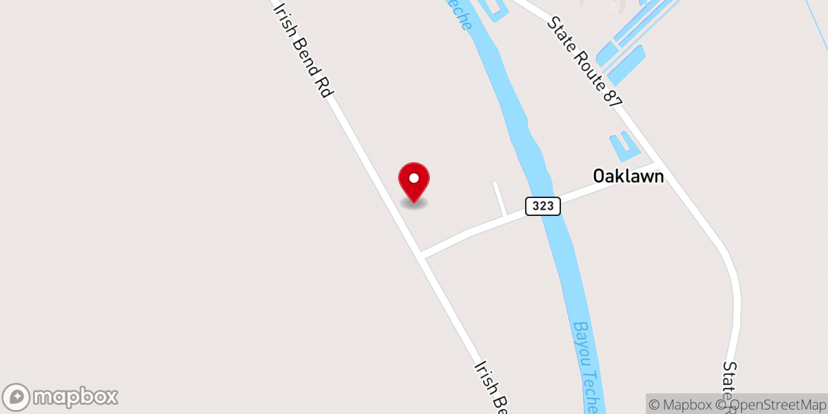 Map showing location of Mount Horeb Church