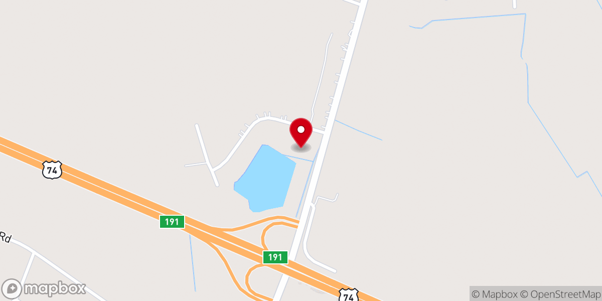 Map showing location of Youth for Christ Holiness Church