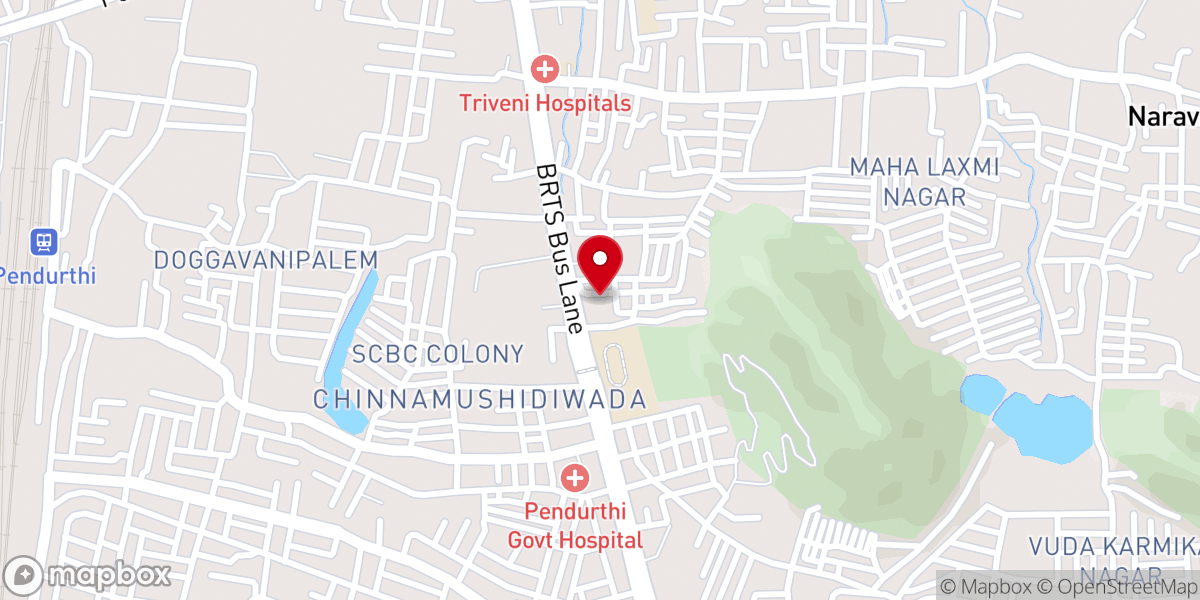 Map showing location of Bethel Prayer Hall