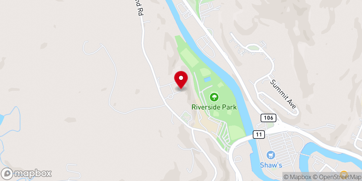 Map showing location of St Mark's Episcopal Church