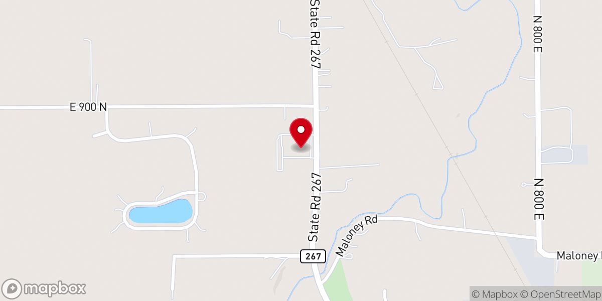 Map showing location of Cornerstone Church Food Pantry