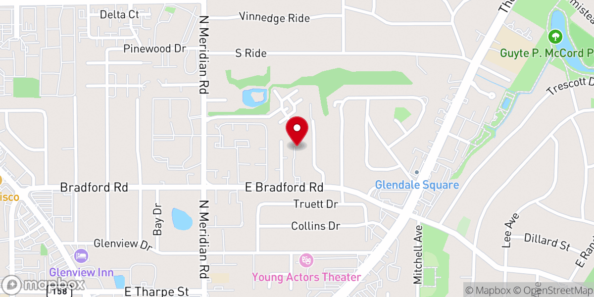 Map showing location of New Covenant Church